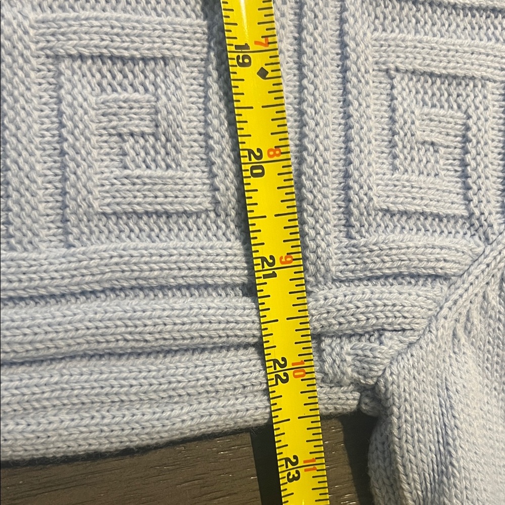 Elegant Sky Blue Turtleneck Sweater - Picture 8 of 10